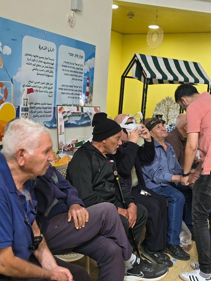 ملتقى الأجيال في مدرسة أجيال الابتدائية في جلجولية